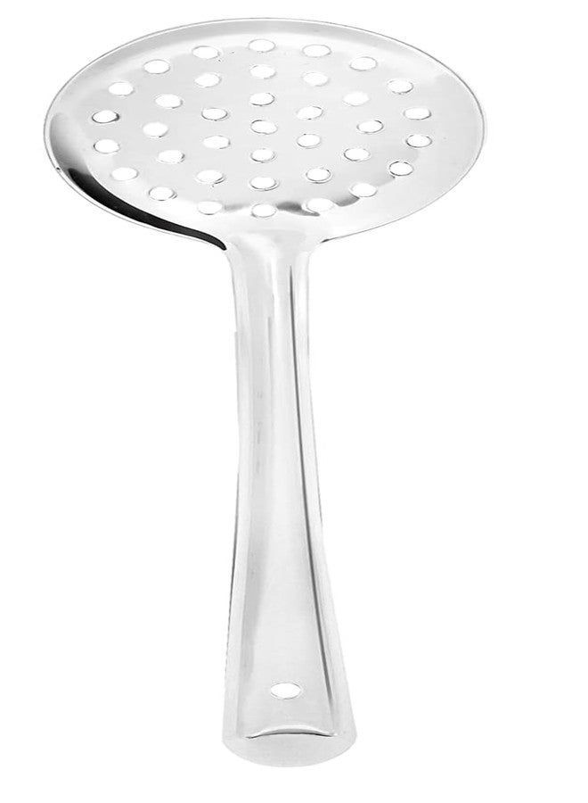 Kanshita's Rasoiware ملعقة قلي عميقة من كانشيتا راسويواري - ملعقة ستانلس ستيل 32 سم للبوري والباكورا - Image 1